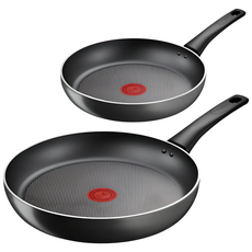 테팔 인덕션 티타늄 뉴 프로스타일 후라이팬 2종세트, 팬20cm+28cm, 1세트, 그레이