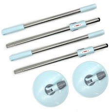 통돌이 봉세트 스청소기 16cm 2단봉 스핀클리너 일반형 회전봉 1+1, 2단봉(스카이블루) 1+1, 1세트