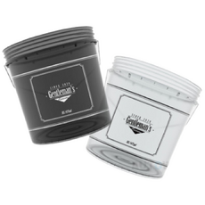 젠틀맨 세차 버킷 18L 20L 세차물통 그릿가드 호환, 반투명 블랙