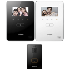 [자가설치] 4.3형 직방/삼성 공동현관로비폰 통화 디지털 비디오폰 SHT-3625(화이트), SHT-3625/카메라포함(화이트)