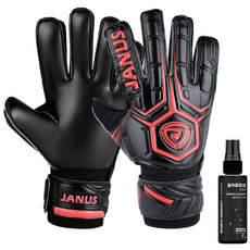 풋볼몬스터 프리미엄 축구 골키퍼장갑 핑거세이브 손가락꺾임방지 키퍼장갑, 레드, 1개