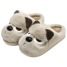 베네네 코지웜 겨울방한 따뜻 털 기모 남여공용 강아지 슬리퍼 실내화 사무실슬리퍼 방한슬리퍼