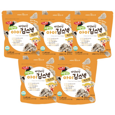 베베스트 처음먹는 아이 김스낵, 치즈맛, 17g, 5개