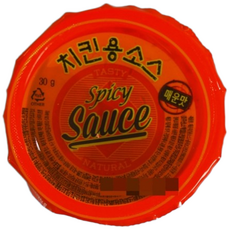 뫼루니식품 일회용 치킨소스 매운맛 디핑소스 치킨양념, 60개, 30g