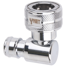 와이넷 프레오 인바코 매립용 베란다 수도꼭지 부속 물호스 세탁기커플링6구엘보형, 1개