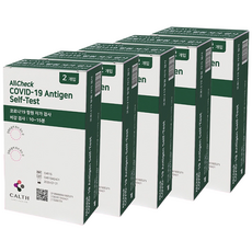 켈스 올체크 코로나19 항원 자가 비강 검사, 5개, 2개입