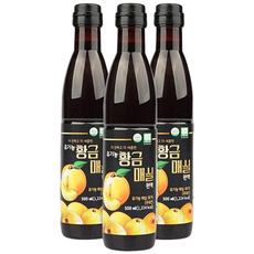 슬로푸드 유기농 황금매실원액, 500ml, 3개