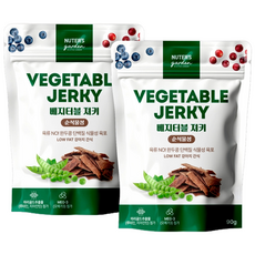 누터스가든 강아지 베지터블 져키간식, 완두, 90g, 2개