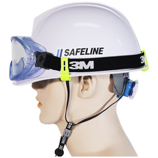 SL 안전모 클립 고글 헤드랜턴 고정 30개, 형광, 3개