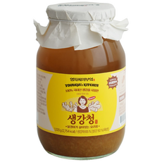 [영자씨의 부엌] 요리전용 생강청 / 국산 생강 / 봉동생강 / 고기잡내 제거 / 무첨가 수제청, 1kg, 1kg, 1개, 1개입