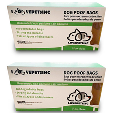 LOVEPETINC 寵物狗環保潔淨拾便袋 360入, 2個, 混合顏色, 360個