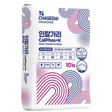 인칼가리 10kg [비커 장갑] 인산 칼륨 칼슘 당도 착색 비대 관주 엽면시비 웃자람억제 인산가리 인산칼슘 순억제, 1개