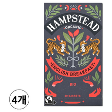 햄스테드 잉글리시브렉퍼스트 침출차, 2.25g, 20개입, 4개