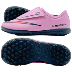 나이키 키즈 찍찍이 크림슨 풋살화 머큐리얼 베이퍼 클럽 TF 벨크로 신발주머니 증정