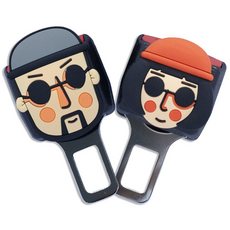 안전벨트 연장클립 귀여운 캐릭터 자동차벨트연장 임산부 안전벨트교체 1세트 2개, A일반형-솔메이트, 1개