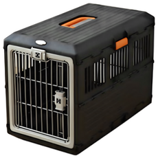 아이리스 고급형 접이식켄넬(대) FC-670 (40.3*68.6*47.8cm), 블랙(대형), 1개