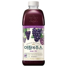 서울우유 아침에주스 포도주스, 950ml, 4개