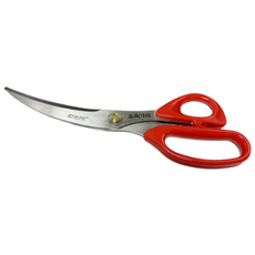 네오플 오복가위 고급 곡선가위, 레드, 6개