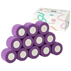 이티씨몰 자가점착 밴드 2.5cm 압박붕대 10+2 퍼플, 1개