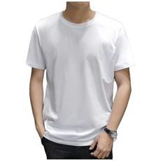 Ruamily 남녀공용 32수 라운드 반팔티 5장 순면 반팔 남자반팔티