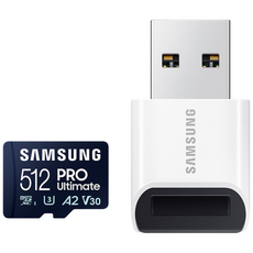 삼성전자 삼성 마이크로SD PRO Ultimate 리더기구성 -DU, 512GB, 1개