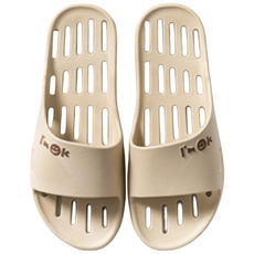 Bodycowe 문에 안걸리는 물빠짐 욕실화, 베이지, 1개