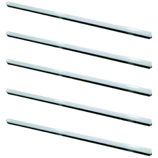 엘포스 LED SIMPLE 600mm 티라인직부등 폭33 고휘도15W 고밝기 플리커프리 일자 좌우 연결 가능 전원부 별도 바디블랙, 전구색, 5개