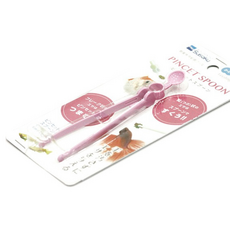 수이사쿠 2in1 열대어 사료 피딩용 스푼핀셋, 1개