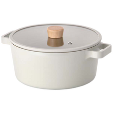 네오플램 IH 인덕션 냄비 24cm, 화이트, 1개