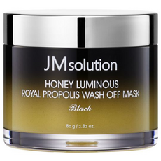 JMsolution 蜂蜜光皇家蜂膠水洗面膜, 80g, 1罐