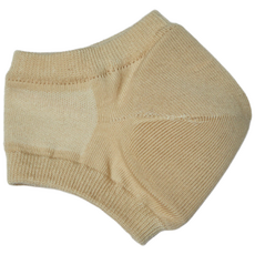 허그플러스 닥나무 섬유 보습양말 뒤꿈치 각질관리 국내생산, 베이지, 1개, 1개입