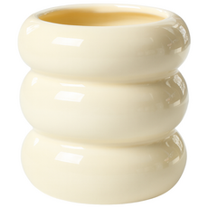 러너즈 세라믹 화장품정리함 다용도 연필 브러쉬 면봉 꽂이, 벌룬바닐라, 1개