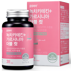 칼로바이 녹차카테킨 플러스 가르시니아 더블컷 30일분, 1개, 67.2g