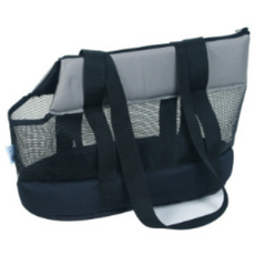 나이스킴 강아지 매쉬 이동가방, 네이비, 1개