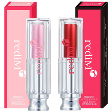 소확행몰 [1+1이벤트] 레디엠 리그난 반전 립스틱 (립밤+틴트+립스틱) 절대 발색 지속력, 핑크1개+진핑크1개, 3g, 1개