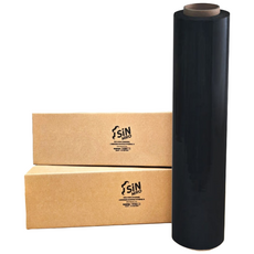 일신 검정 포장용 랩 흑랩 차광랩 1롤 1박스 18mic 500mm 320M 스트레치필름 블랙, 1롤(18mic x 500mm x 320M) 블랙, 1개