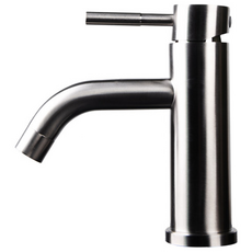 포세이돈 스텐 원홀 세면기 수전, 1개