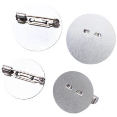 핀쿠션 (10개)납작 코사지핀대 브로치핀대, 21mm, 1세트