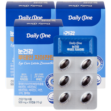 Daily One 葉黃素玉米黃質膠囊 15g, 3盒