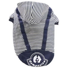 Companion Amolang 大型犬刷毛連帽衫, 海軍藍