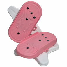 LIBAER 분리형 트위스트 운동기구, 1개, 코랄 핑크