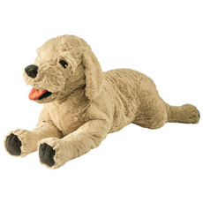 이케아 GOSIG GOLDEN 강아지 골든리트리버 봉제인형 대, 70cm, 옐로