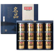 대천김 곱창김 명품 캔김 선물세트, 12개, 30g