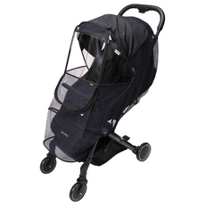 OmOm 嬰兒車攜帶式防蚊罩, 1入, Black Mesh