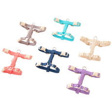 Hitjji 頸部扣環狗狗胸背帶, 自然米色