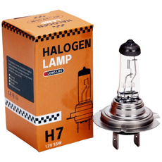 자동차 전조등 할로겐 램프 하이빔 12V 55W 2pcs, H7, 2개