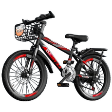 아라타 산악자전거 MTB 어린이 자전거 초등학생 중학생 주니어자전거, 20인치, 변속 스타실버 충격흡수 디스크브레이크, 1개