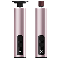 SmartGo 2in1 무선 충전식 전동 발각질제거기 다용도 발 뒤꿈치 발바닥 굳은살제거 C-type, 핑크