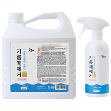 몽블 강력한 주방기름때제거 오븐크리너 500ml+4L, 4.5L, 1세트
