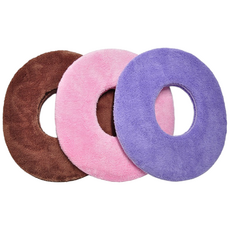 HappyZone 마사지 안마 물리치료시베게 얼굴자국방지쿠션 초극세사 수면도움 요양원 요가 경락등 타원형베게, 2개, 보라